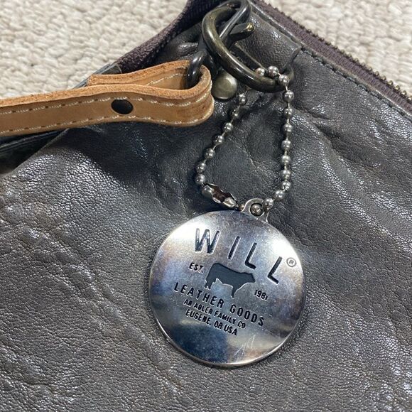 Will Leather Goods Mocha Convertable Wristlet & Crossbody Bag - Picture 11 of 11